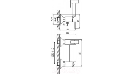 Смеситель Haiba HB5510 