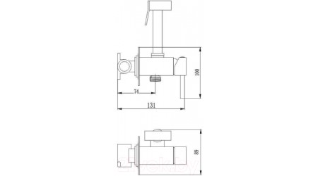 Гигиенический душ Haiba HB5512-4