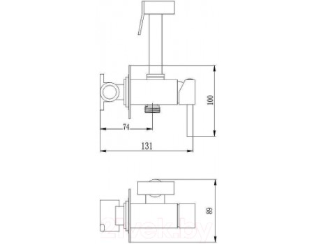 Гигиенический душ Haiba HB5512-4