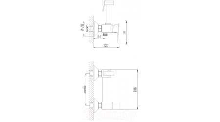 Гигиенический душ Haiba HB5513-4