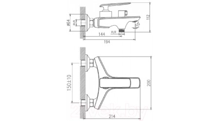 Смеситель Haiba HB60548-8 