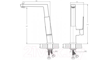 Смеситель Haiba HB70191 