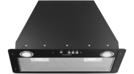 Вытяжка скрытая Hyundai HBB 6035 BK (черный)