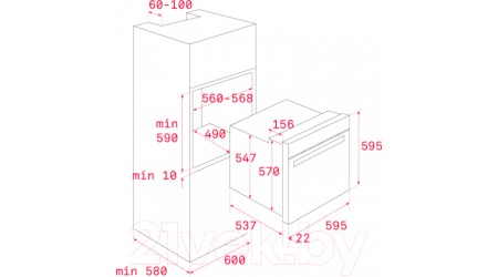 Электрический духовой шкаф Teka HBB 720 WH (41560201)