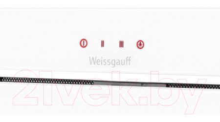 Вытяжка скрытая Weissgauff Heavy 600 Touch White Glass