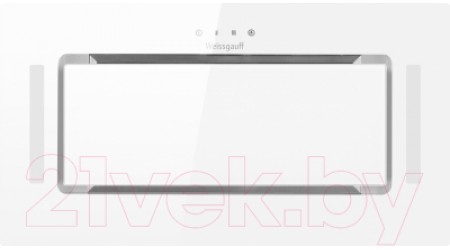 Вытяжка скрытая Weissgauff Heavy 600 Touch White Glass
