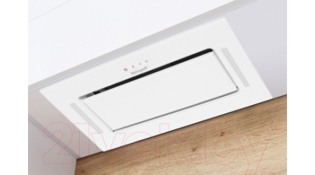 Вытяжка скрытая Weissgauff Heavy 600 Touch White Glass