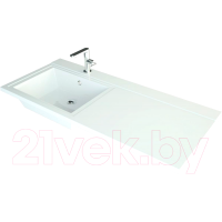 Умывальник Teymi Helmi 110x48 / T50305 (левый, литьевой мрамор)