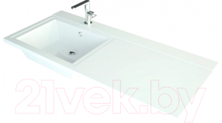 Умывальник Teymi Helmi 110x48 / T50305 (левый, литьевой мрамор)