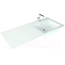 Умывальник Teymi Helmi 110x48 / T50306 (правый, литьевой мрамор)