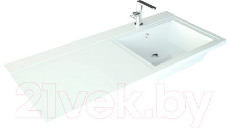 Умывальник Teymi Helmi 110x48 / T50306 (правый, литьевой мрамор)