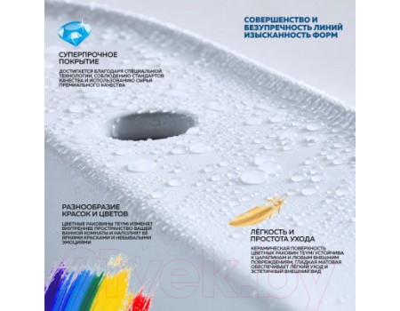 Умывальник Teymi Helmi 50 / T50292 (графит матовый)