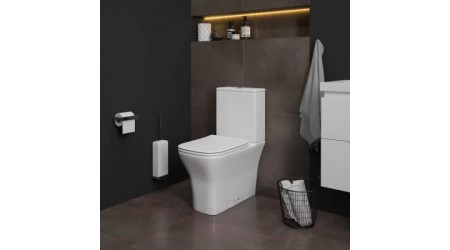 Унитаз напольный Teymi Helmi Pro / T40305 (с сиденьем)