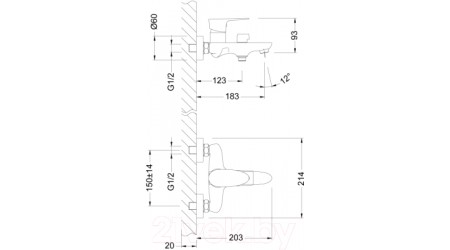 Смеситель LEMARK Hepo LM0214C 