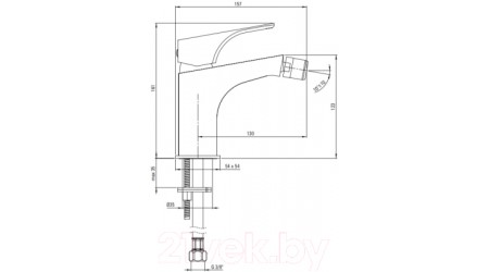 Смеситель Deante Hiacynt Nero BQH N31M 
