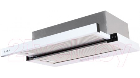 Вытяжка телескопическая Lex Honver 2M 600 / TRHI000003 (белый)
