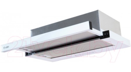 Вытяжка телескопическая Lex Honver G 2M 600 / TRHI000011 (белый)