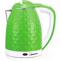 Электрочайник HomeStar HS-1015 (зеленый/белый)
