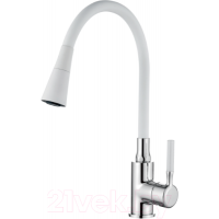 Смеситель Invena Hula BZ-85-L02-L (белый)