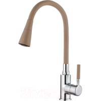 Смеситель Invena Hula BZ-85-L03-L (бежевый)