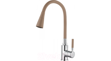 Смеситель Invena Hula BZ-85-L03-L (бежевый) 