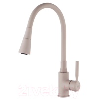 Смеситель Invena Hula Plus BZ-85-P03-L (бежевый)