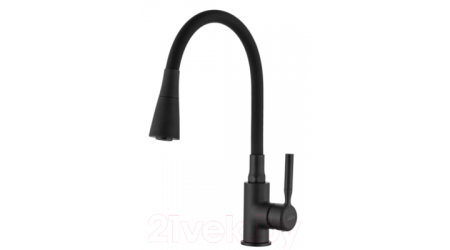 Смеситель Invena Hula Plus BZ-85-P04-L (черный) 