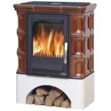 Печь-камин ABX Iberia K (коричневый табак)