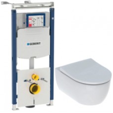 Унитаз подвесной с инсталляцией Geberit iCon Set 500.362.TC.I