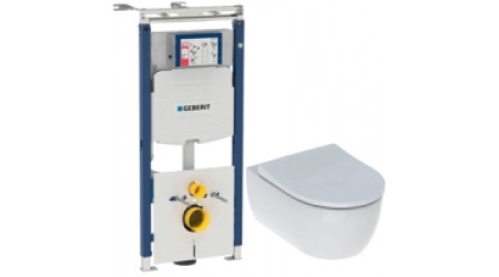 Унитаз подвесной с инсталляцией Geberit iCon Set 500.362.TC.I