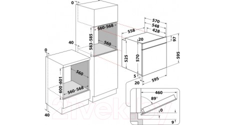 Электрический духовой шкаф Indesit IFW 6220 IX