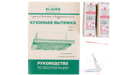Вытяжка телескопическая Elikor IN6611BB (60, черный/черный)