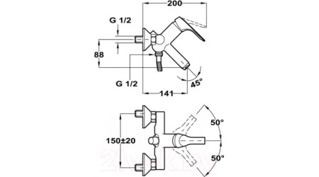Смеситель Teka Inca 53.122.12 