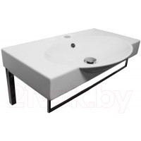 Умывальник Sanita Luxe Infinity 65 / INF65SLWB01KR (с полотенцедержателем)