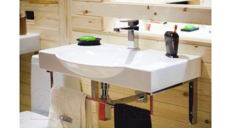Умывальник Sanita Luxe Infinity 76 INF76SLWB01KR (с полотенцедержателем)