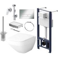 Унитаз подвесной с инсталляцией AM.PM Inspire CK50GD
