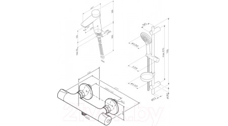 Комплект смесителей AM.PM Inspire F40950A03 