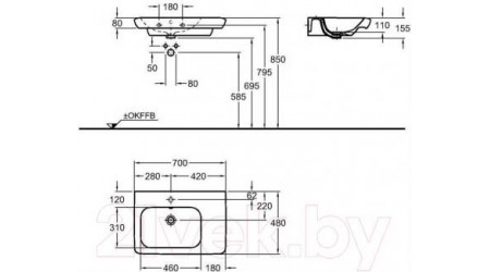 Умывальник Keramag It 121970-000