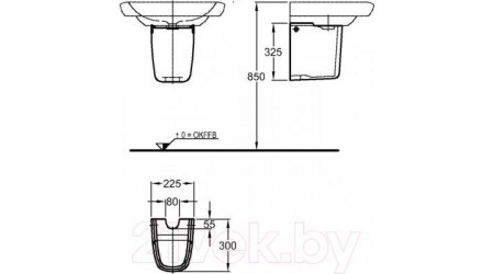 Полупьедестал Keramag It 291910-000