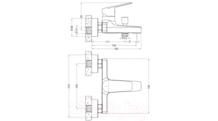 Смеситель Deante Jasmin BGJ 010M 