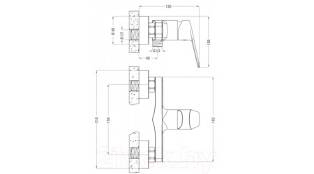 Смеситель Deante Jasmin BGJ 040M 