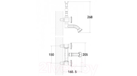 Смеситель LEMARK Jasmine LM6614B 