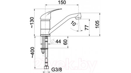 Смеситель Armatura Jaspis 542-915-00 