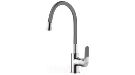 Смеситель Invena Joga BZ-32-L05-C (серый) 