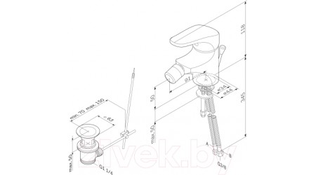 Смеситель AM.PM Joy F8583100 