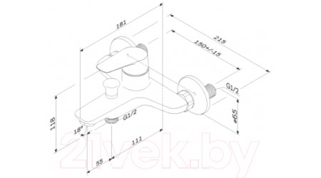 Смеситель AM.PM Joy F85E10000 