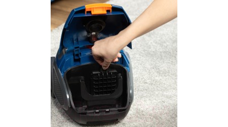 Пылесос Zelmer Jozek Plus ZVC241P (синий/оранжевый)