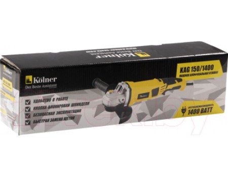 Угловая шлифовальная машина Kolner KAG 150/1400