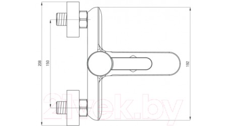 Смеситель Deante Kalia BGK 010M 