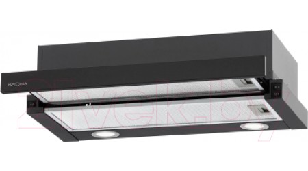 Вытяжка телескопическая Krona Kamilla 600 T / КА-00007308 (черный)